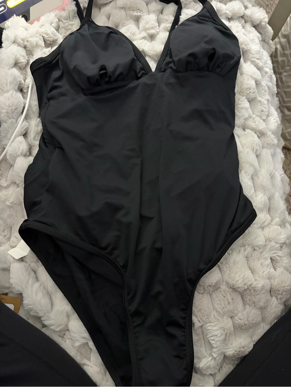 Classic Black One-Piece Swimsuit